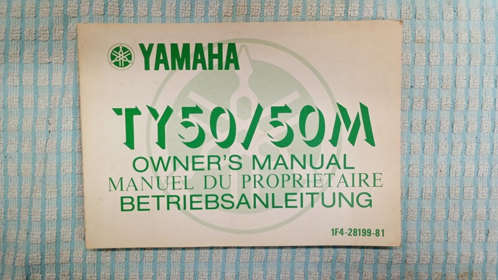 Yamaha TY50/50M owner's manual, Enlèvement