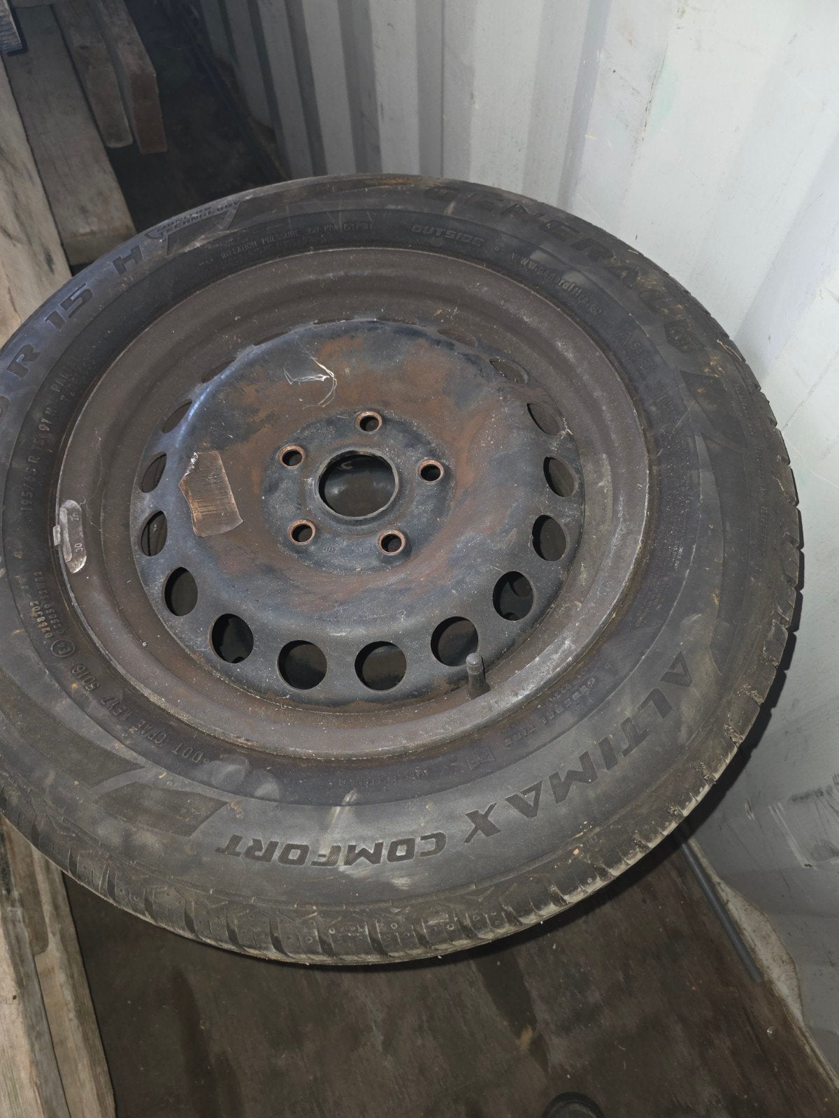 195/65R15 banden op velg 4x, Enlèvement