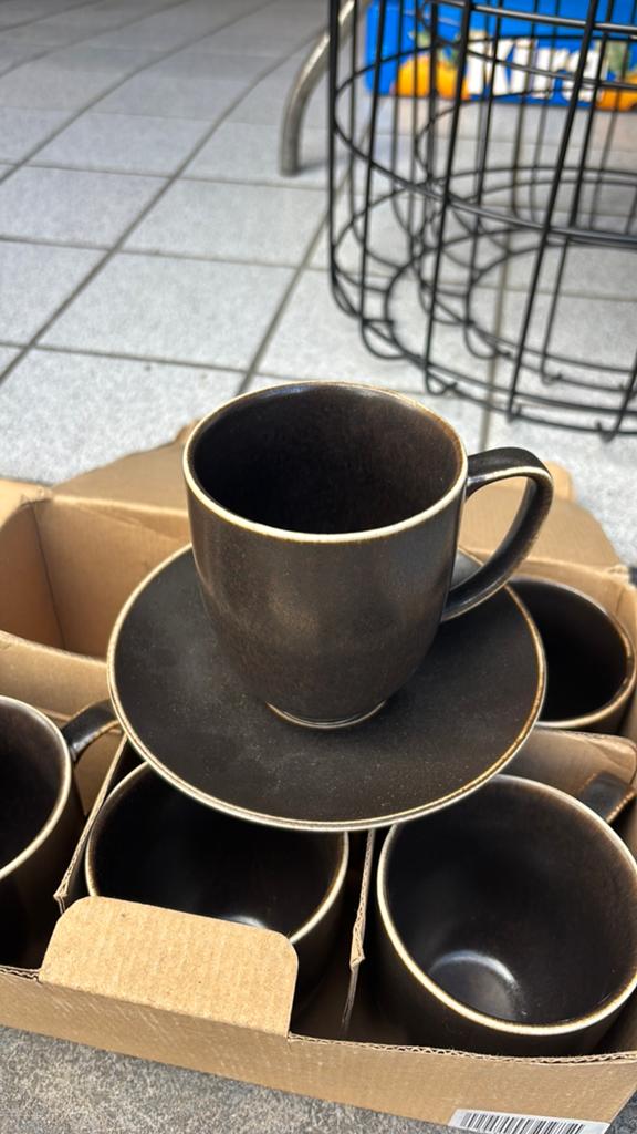 6 sacs avec plaque inférieure, Enlèvement, Neuf, Céramique, Tasse(s) et/ou soucoupe(s)
