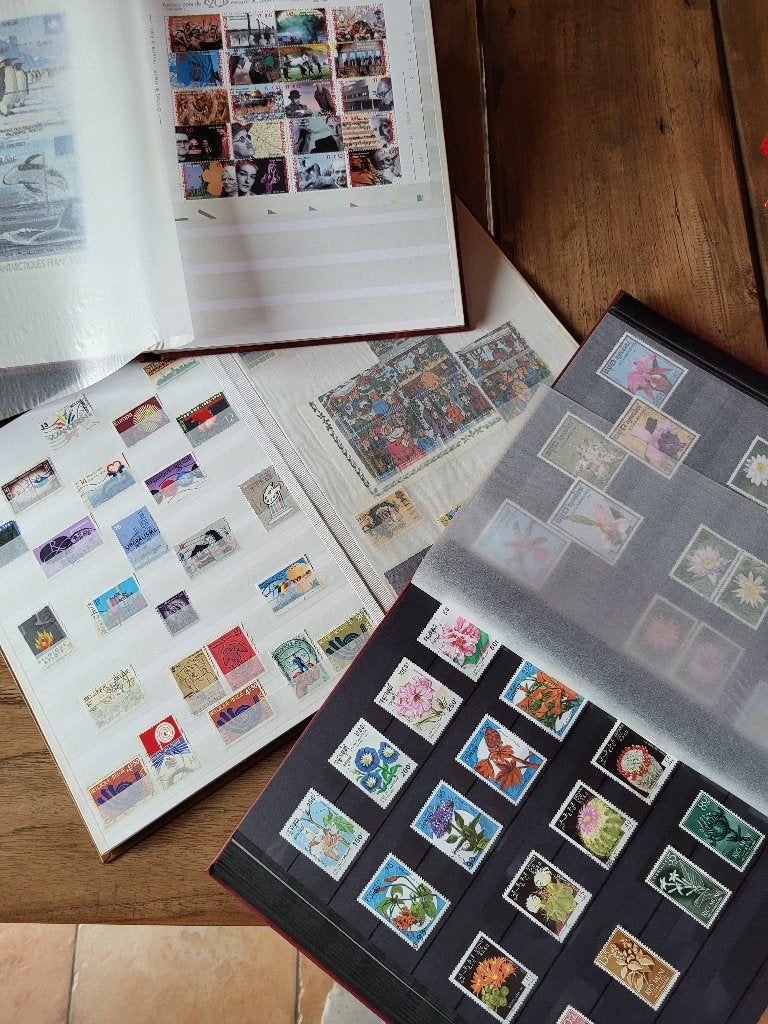 Postzegelverzameling, Ophalen
