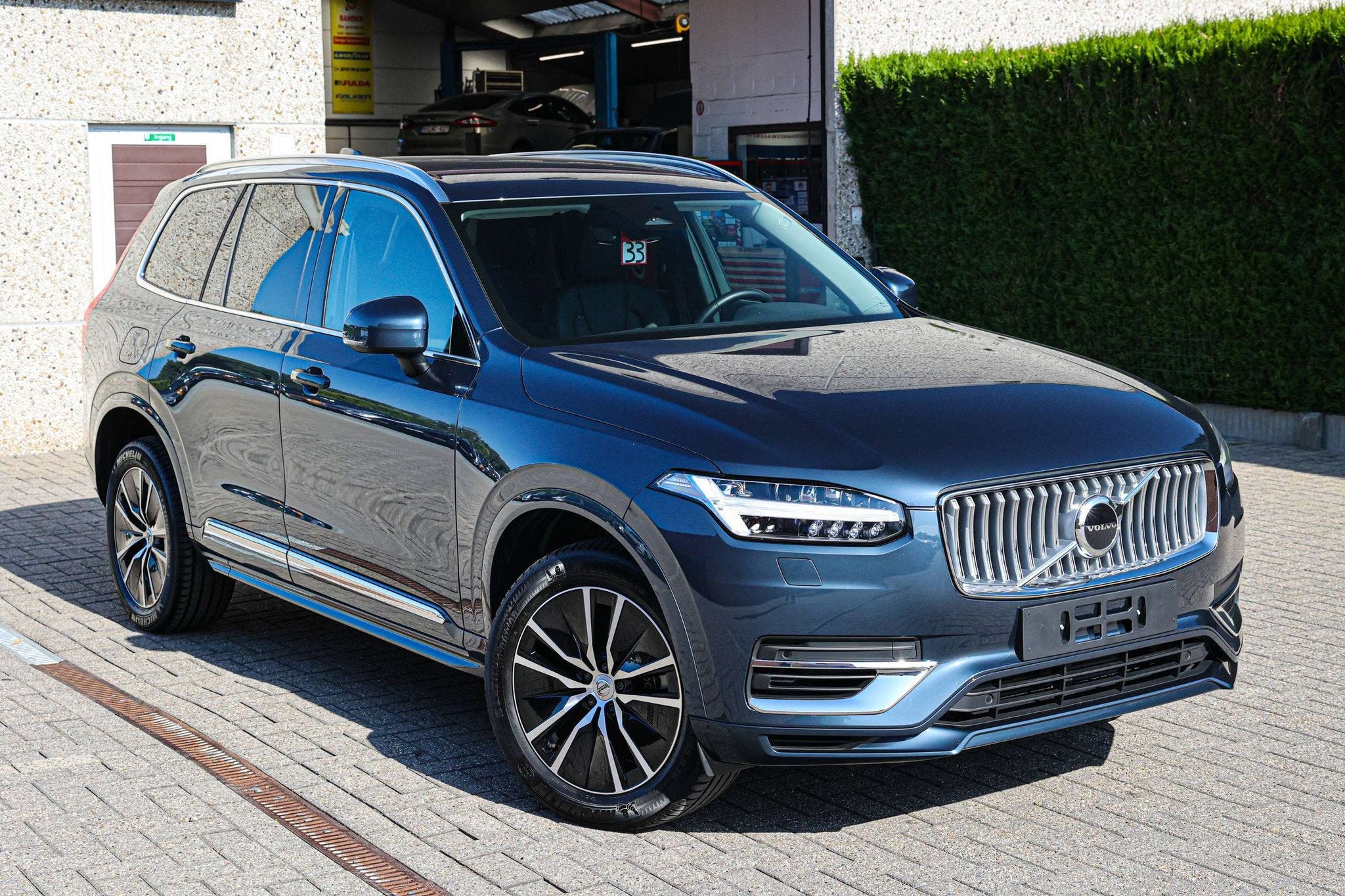 Volvo XC90 7-ZITPLAATSEN*PLUG-IN-HYBRIDE*AUTOMAAT*ACHTERUITR, Stof, Gebruikt, 4 cilinders, 1969 cc