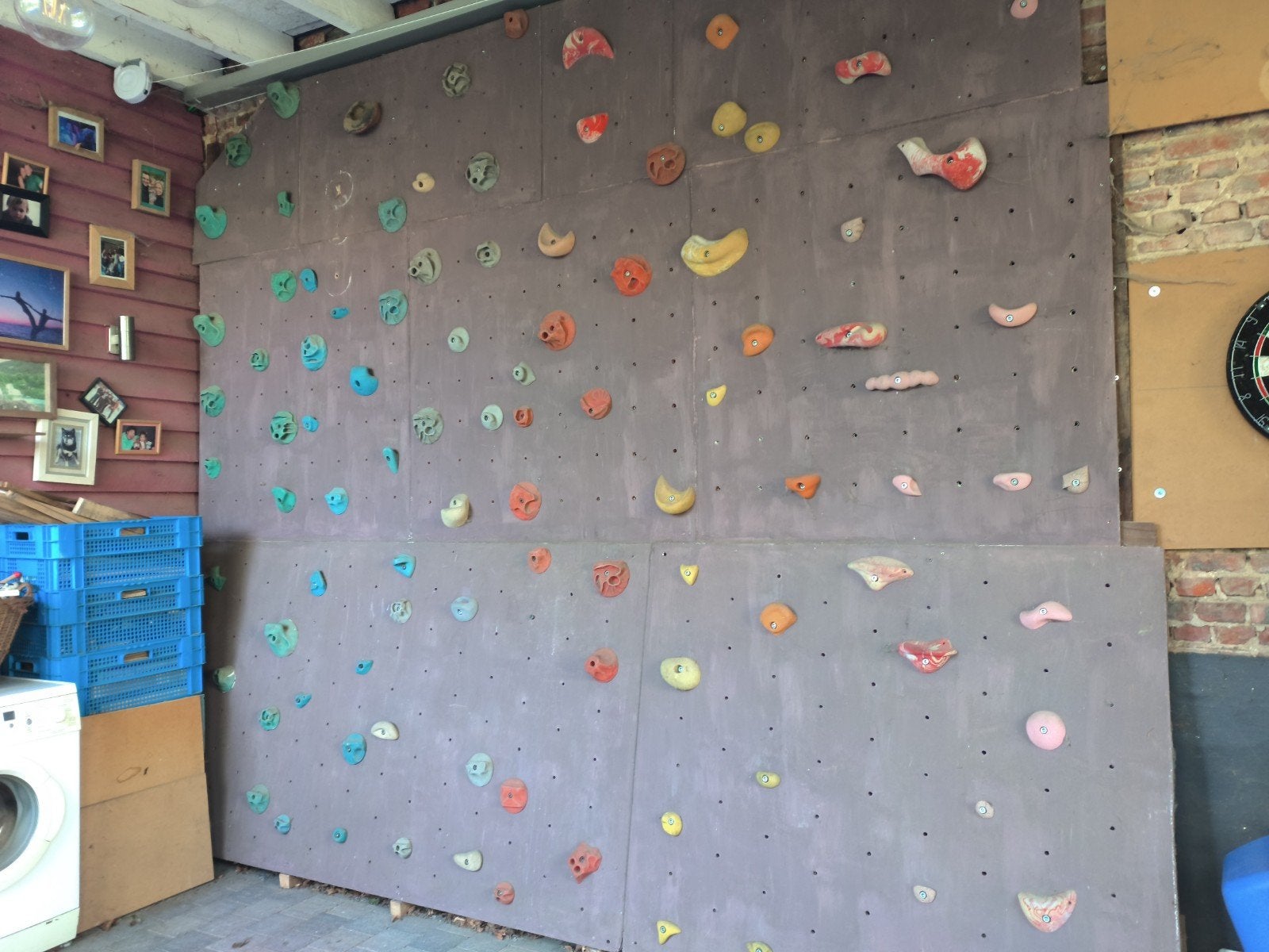 klimmuur, Sport en Fitness, Ophalen, Gebruikt, Klimsport-accessoire