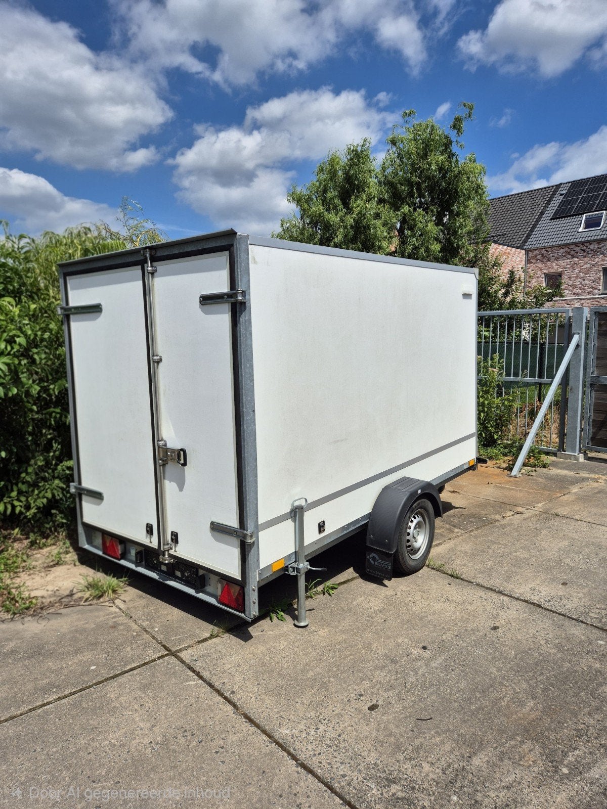 Blyss Aanhangwagen F1330, Enlèvement