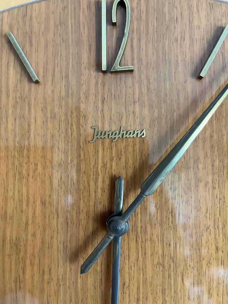 Vintage Junghans wandklok, Huis en Inrichting, Woonaccessoires | Klokken, Ophalen, Zo goed als nieuw, Analoog, Wandklok
