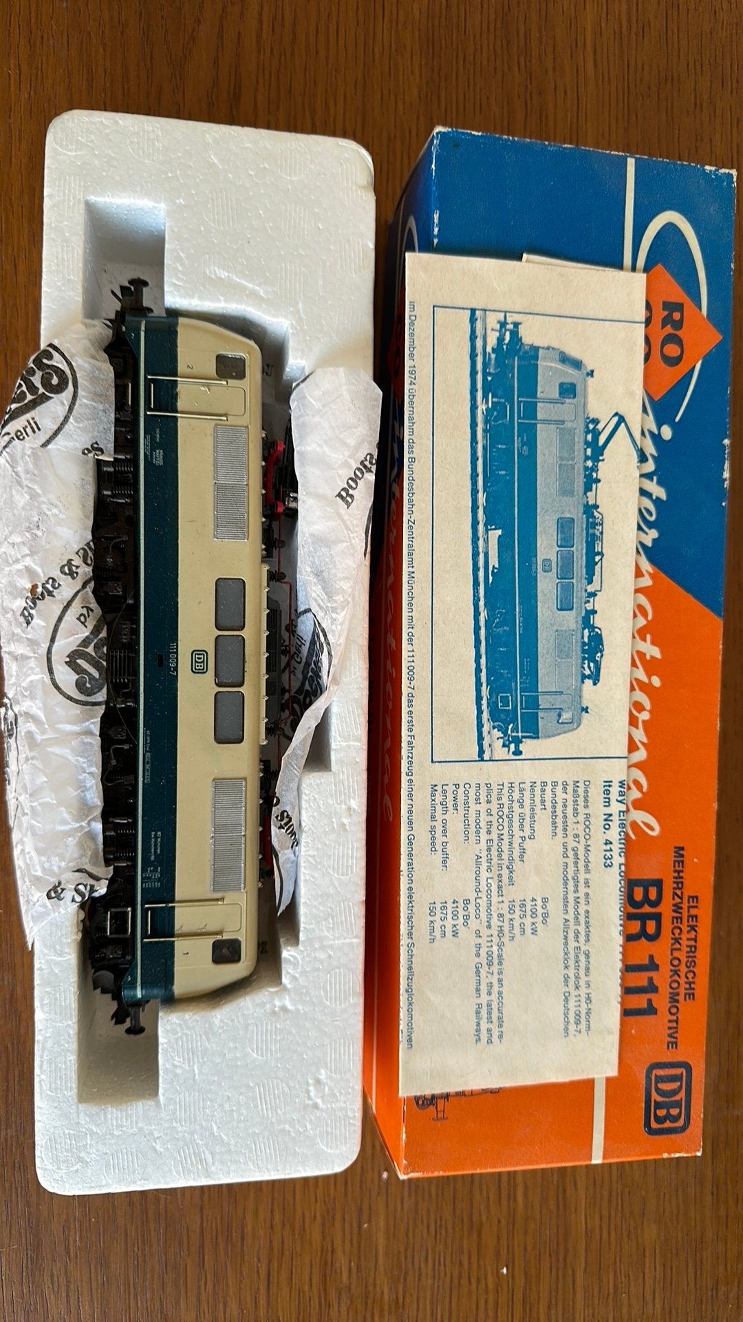 Roco-locomotief BR 111, Hobby en Vrije tijd, Modeltreinen | H0, Ophalen, Zo goed als nieuw, Roco, Analoog