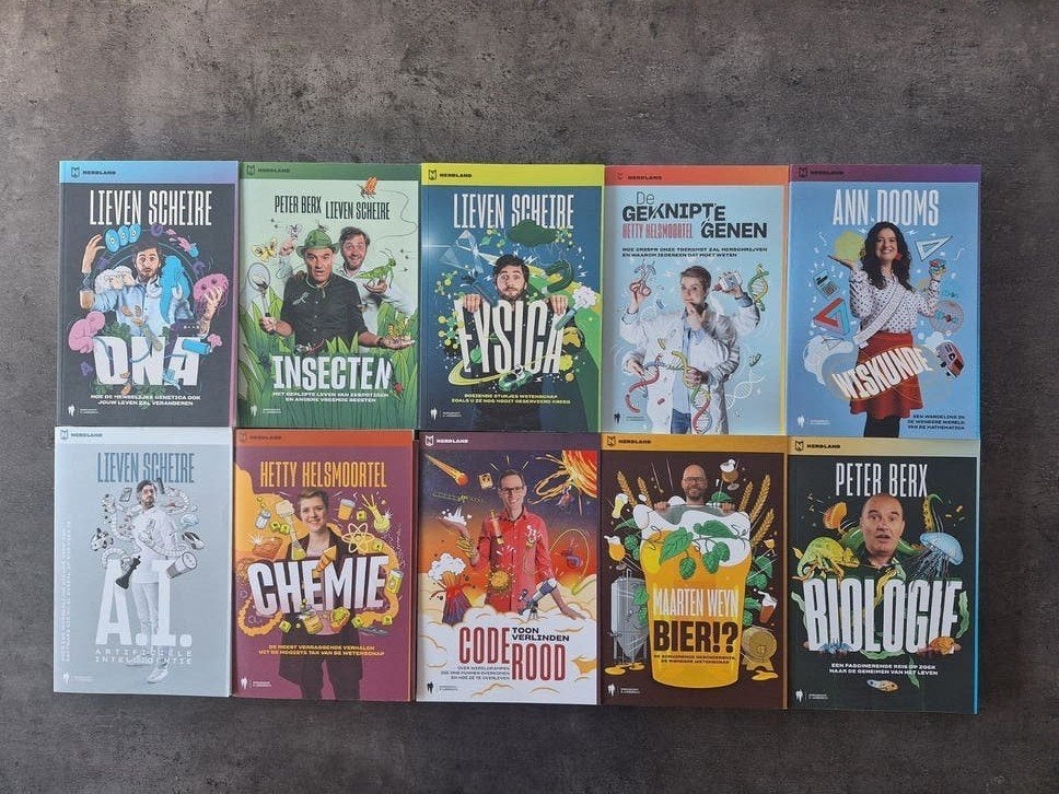 Nerdland boeken collectie, Boeken, Ophalen of Verzenden