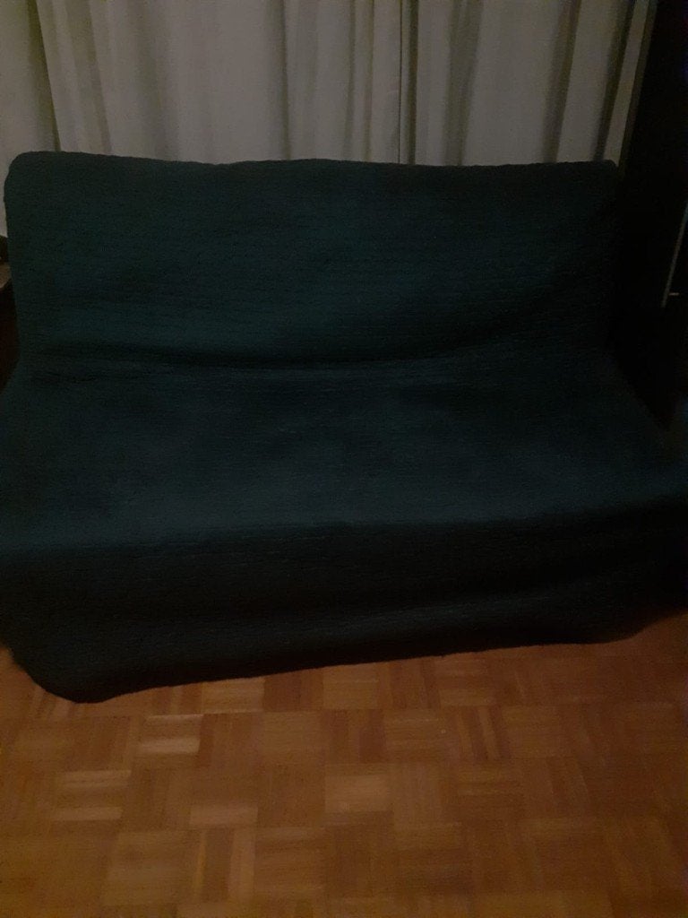 zetelbed, Ophalen, Gebruikt, 140 cm, Twijfelaar