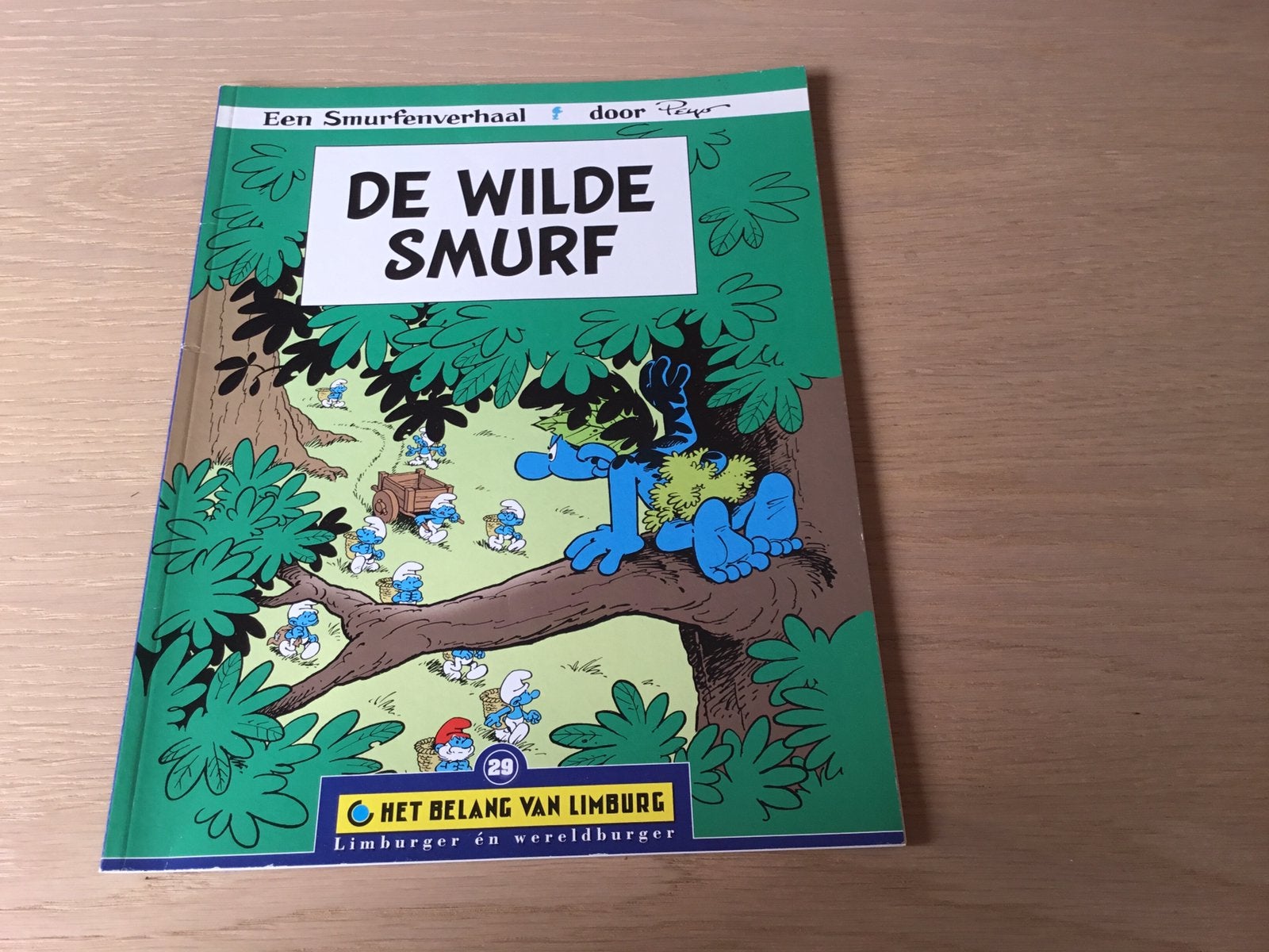 De wilde smurf, Eén stripboek, Ophalen of Verzenden, Zo goed als nieuw