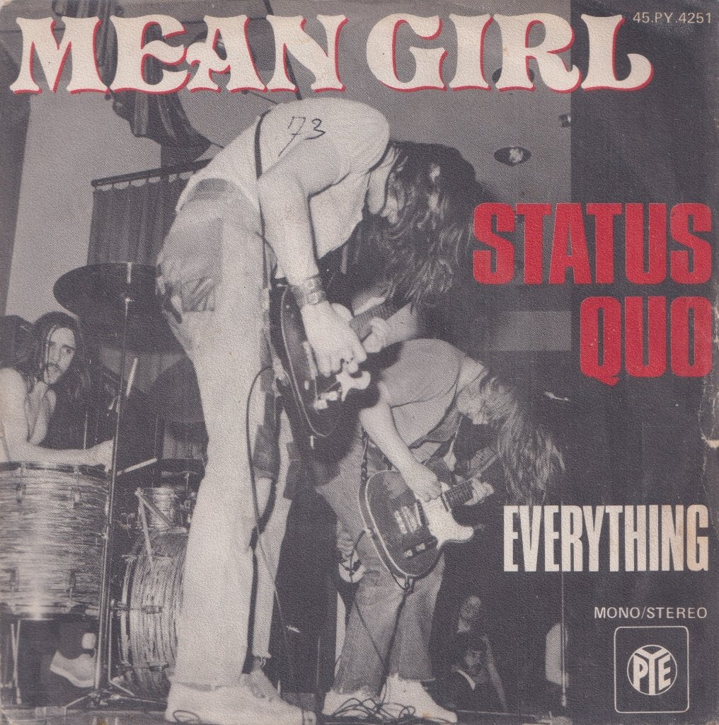 Status Quo – Mean girl / Everything - Single, Enlèvement ou Envoi, Utilisé, 7 inch, Pop