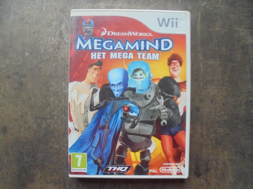 Megamind Het Mega Team voor Wii (zie foto's), Consoles de jeu & Jeux vidéo, Jeux | Nintendo Wii, Enlèvement ou Envoi, 1 joueur