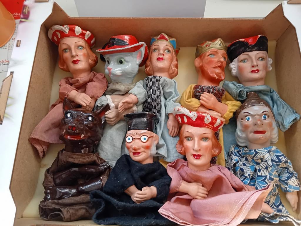 handpoppen, Antiek en Kunst, Ophalen of Verzenden