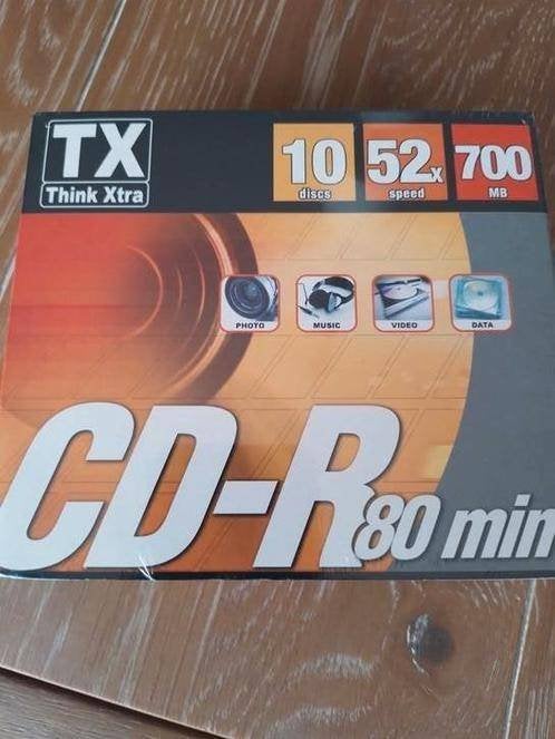 Cdr's 80 min(nieuw), Computers en Software, Beschrijfbare discs, Ophalen of Verzenden, Nieuw, Overige typen