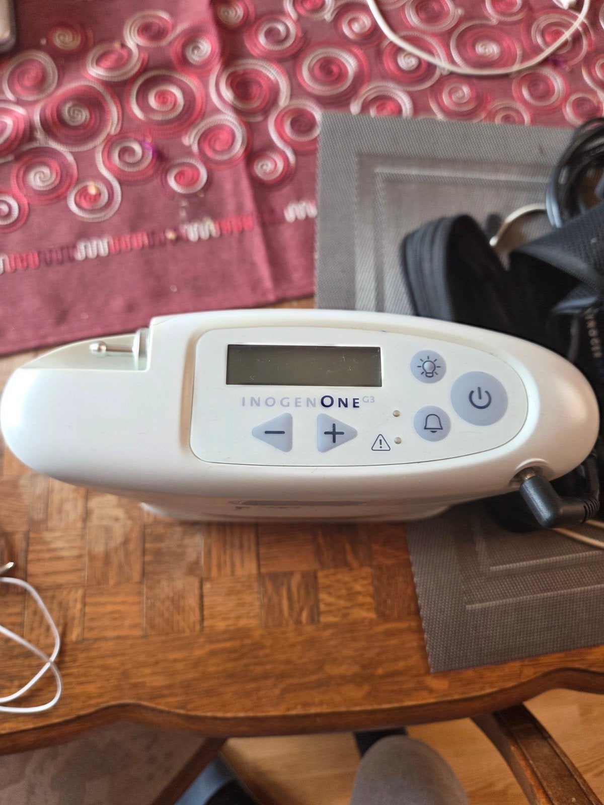 Concentrateur oxygène portable avec accessoires, Ophalen