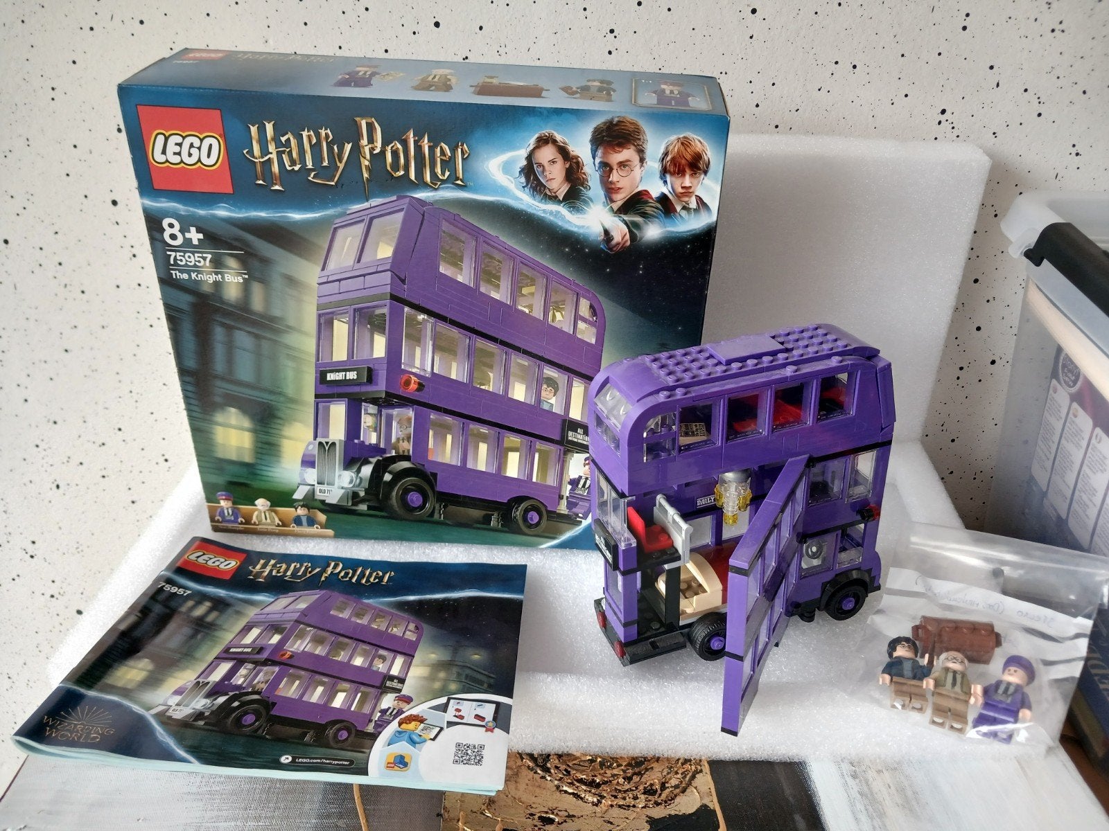 LEGO Harry Potter 75957 Knight Bus met Doos & Boekje, Kinderen en Baby's, Lego, Harry Potter, Ophalen of Verzenden, Zo goed als nieuw
