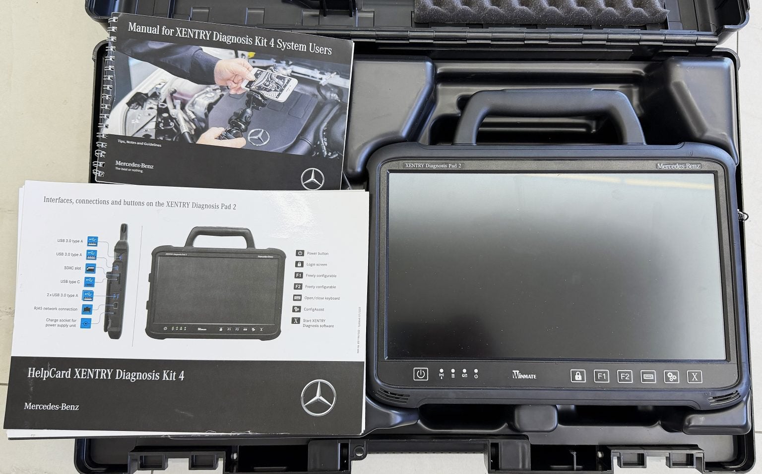 Mercedes XENTRY Diagnosis Kit 4 compleet originele Bosch VCI, Computers en Software, Ophalen of Verzenden, Zo goed als nieuw