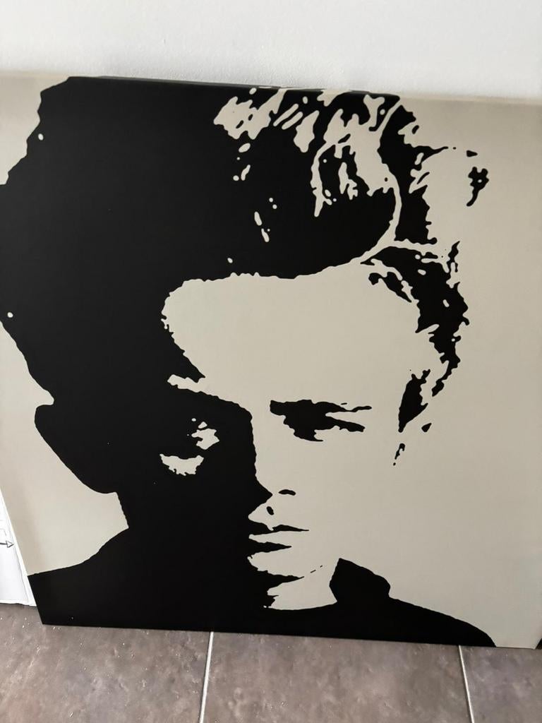 James Dean portret, Ophalen