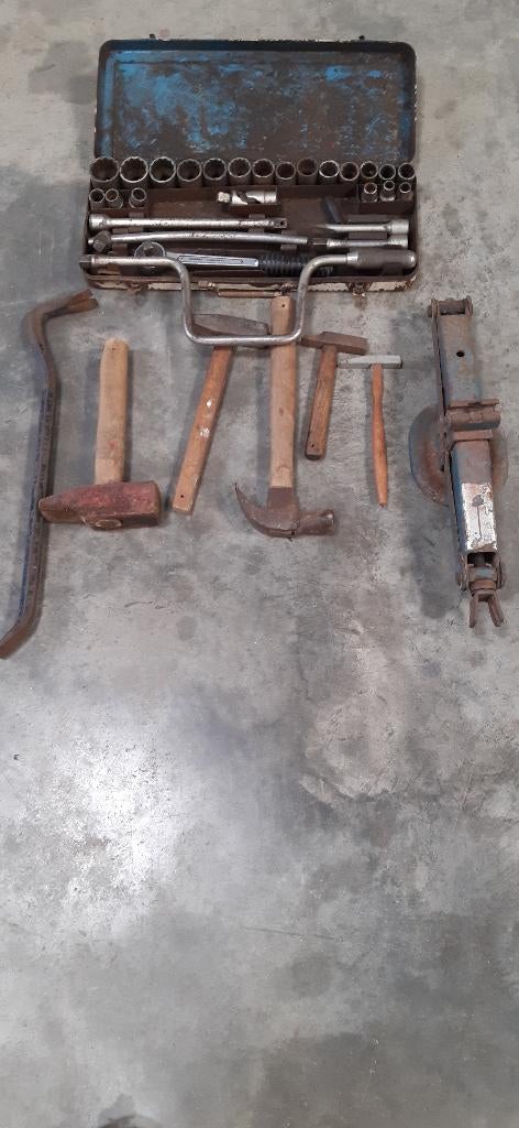 hamers, kriek en dopsleutels 1/2 duim, Ophalen