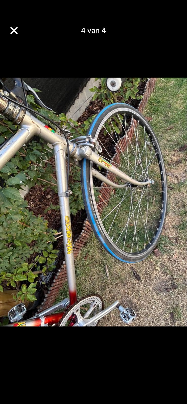 Miracle fiets met campagnolo onderdelen, Ophalen