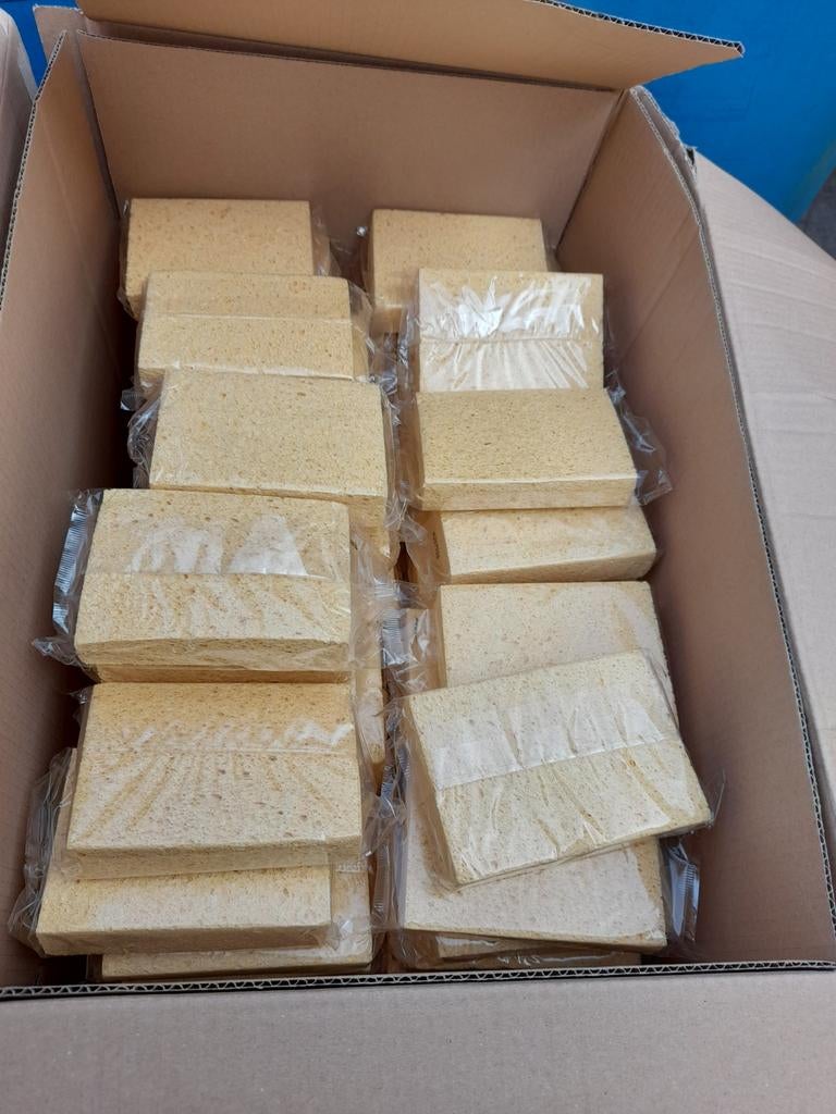 100 viscose sponsen
Apart verpakt, Ophalen