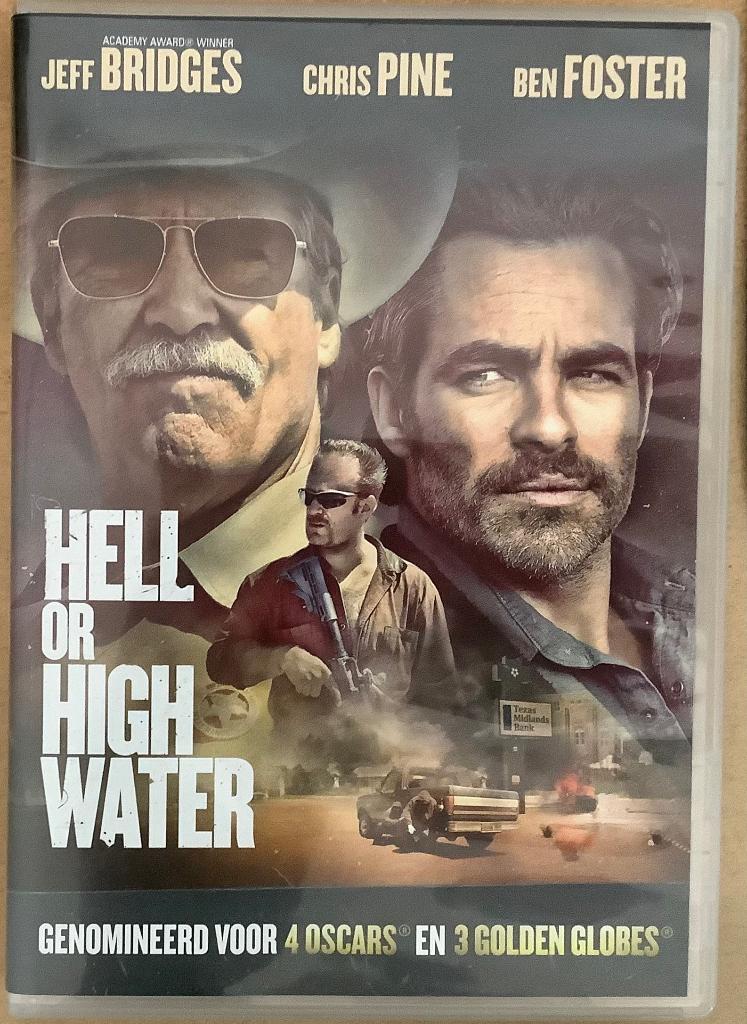 Hell or High Water (2016) Dvd Jeff Bridges, Chris Pine, Cd's en Dvd's, Dvd's | Actie, Gebruikt, Actie, Vanaf 16 jaar, Ophalen of Verzenden