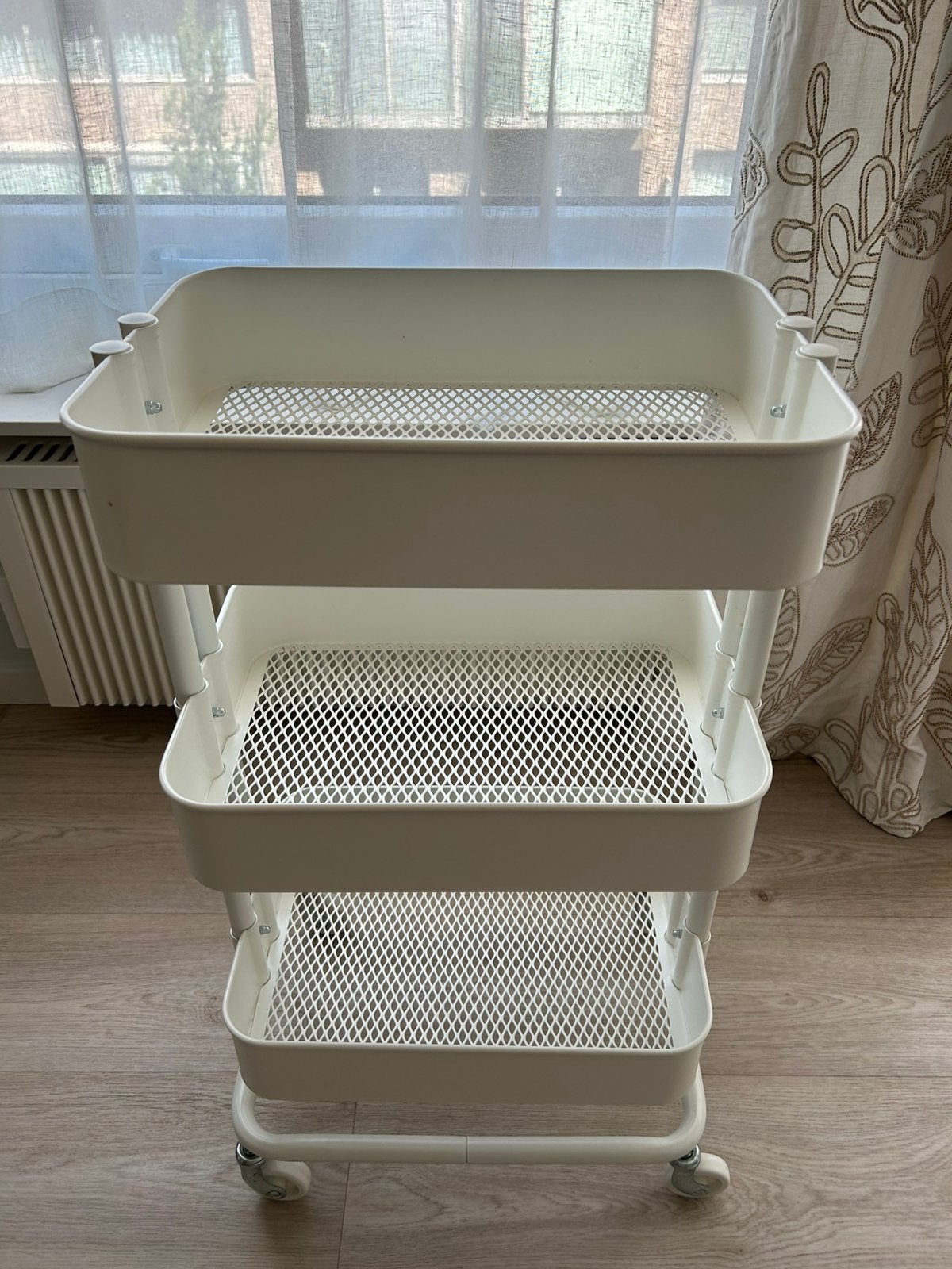 Desserte Ikea RÄSKOG wit, Maison & Meubles, Enlèvement, Comme neuf