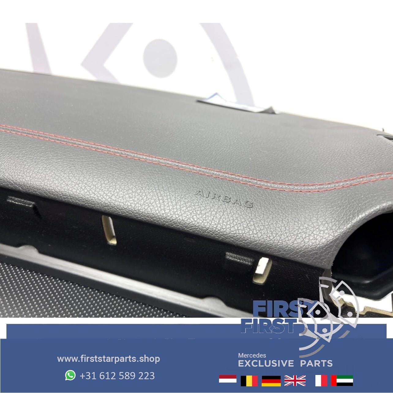 W177 ZWART AMG DASHBOARD met RODE STIK Mercedes A KLASSE 201, Utilisé, -, -, Enlèvement ou Envoi