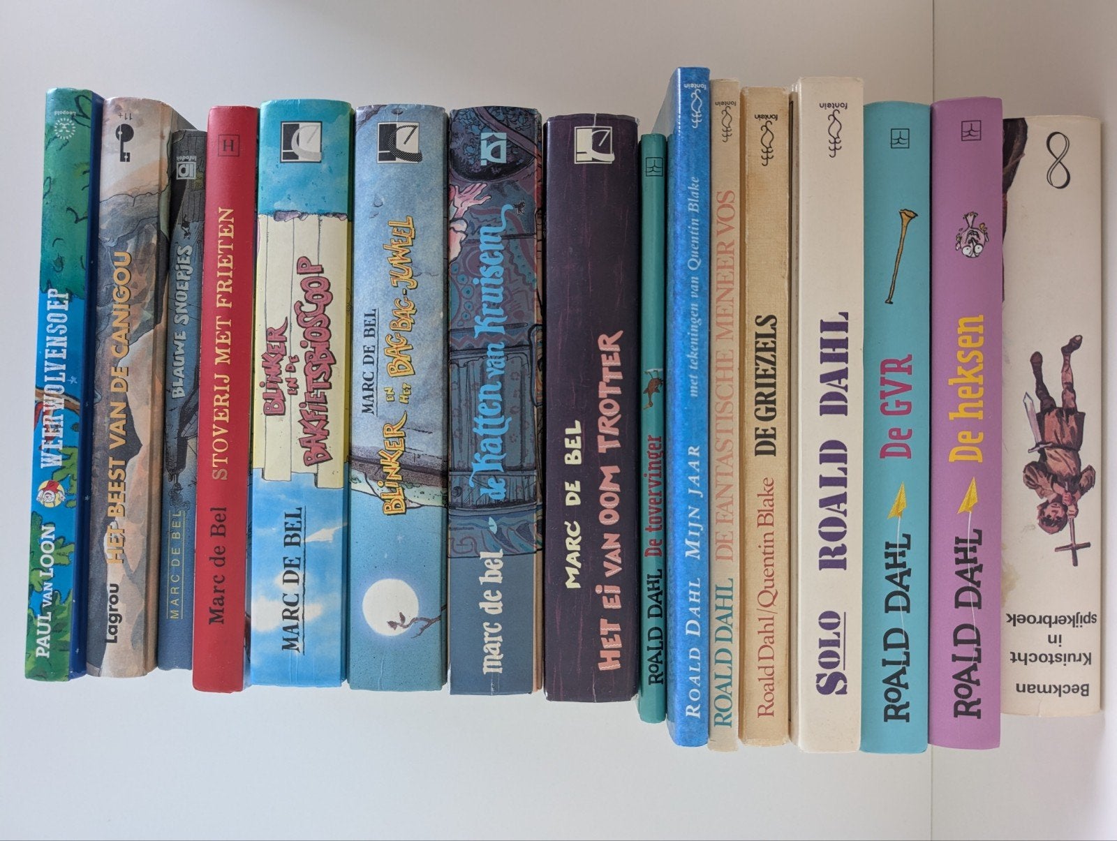 Jeugdboeken Marc De Bel Roald Dahl Thea Beckman, Ophalen