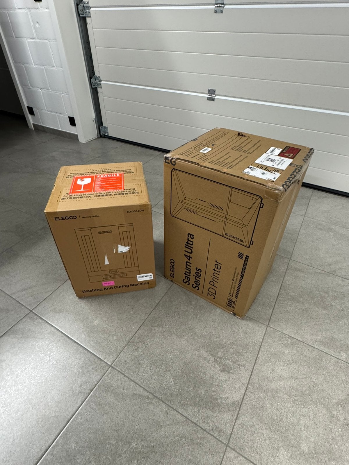 Elegoo Saturn 4 Ultra met Mercury Plus V3.0 Bundle, Computers en Software, 3D Printers, Ophalen, Ingebouwde Wi-Fi, Nieuw, Resin/Hars