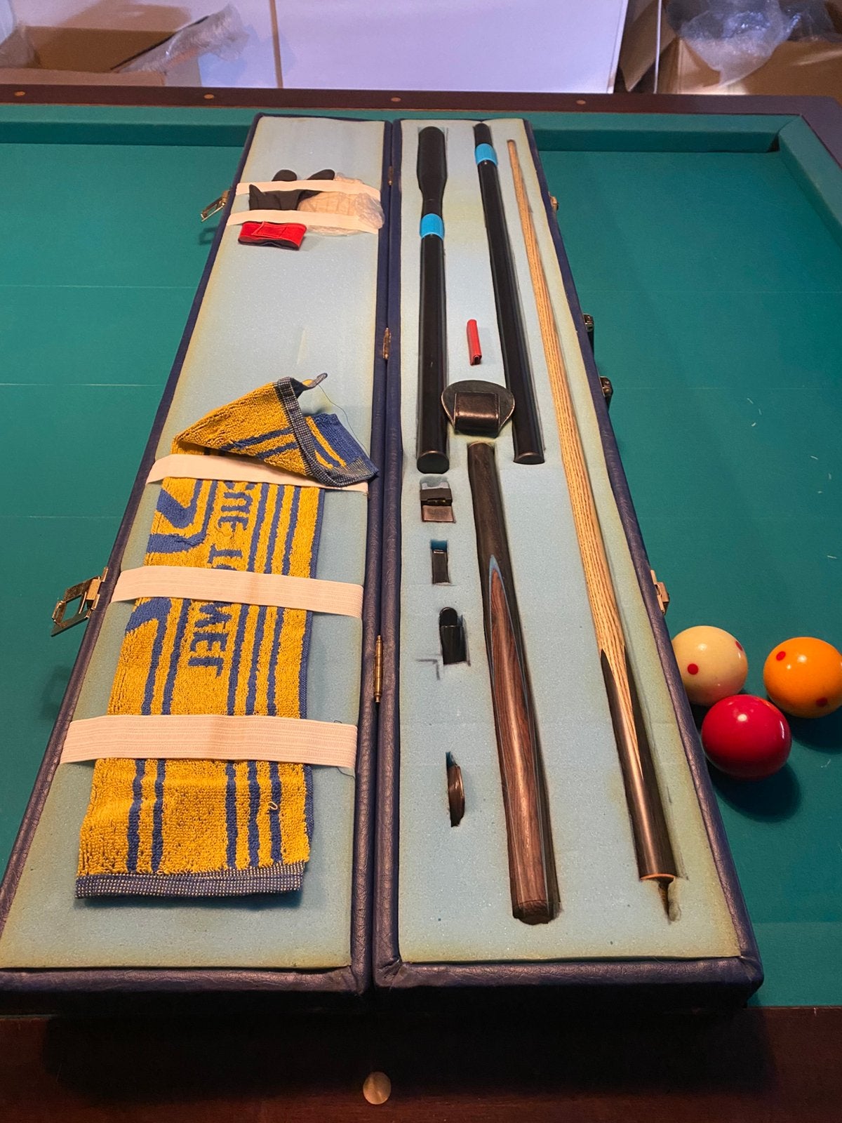 snooker keu, Sport en Fitness, Ophalen of Verzenden, Zo goed als nieuw