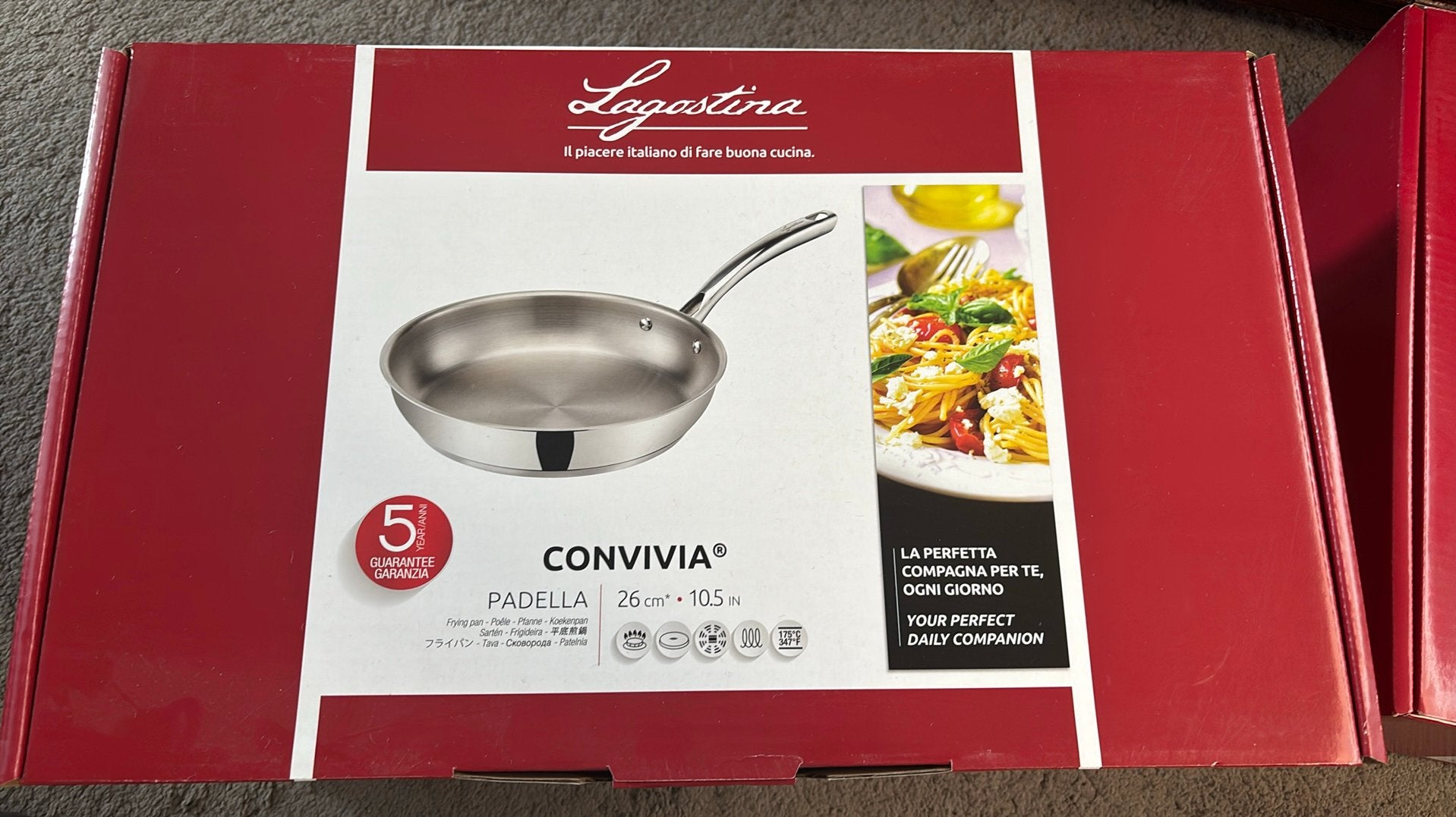 Lagostina braadpan 26 cm (2), Ophalen, Nieuw, Aluminium, Koekenpan of Braadpan
