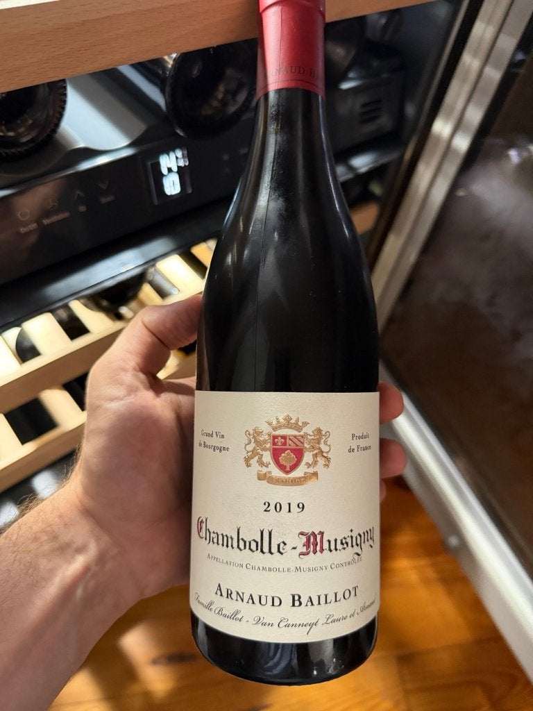 Arnaud Baillot Chambolle-Musigny 2019, Collections, Vins, Neuf, Pleine, Enlèvement, Vin rouge