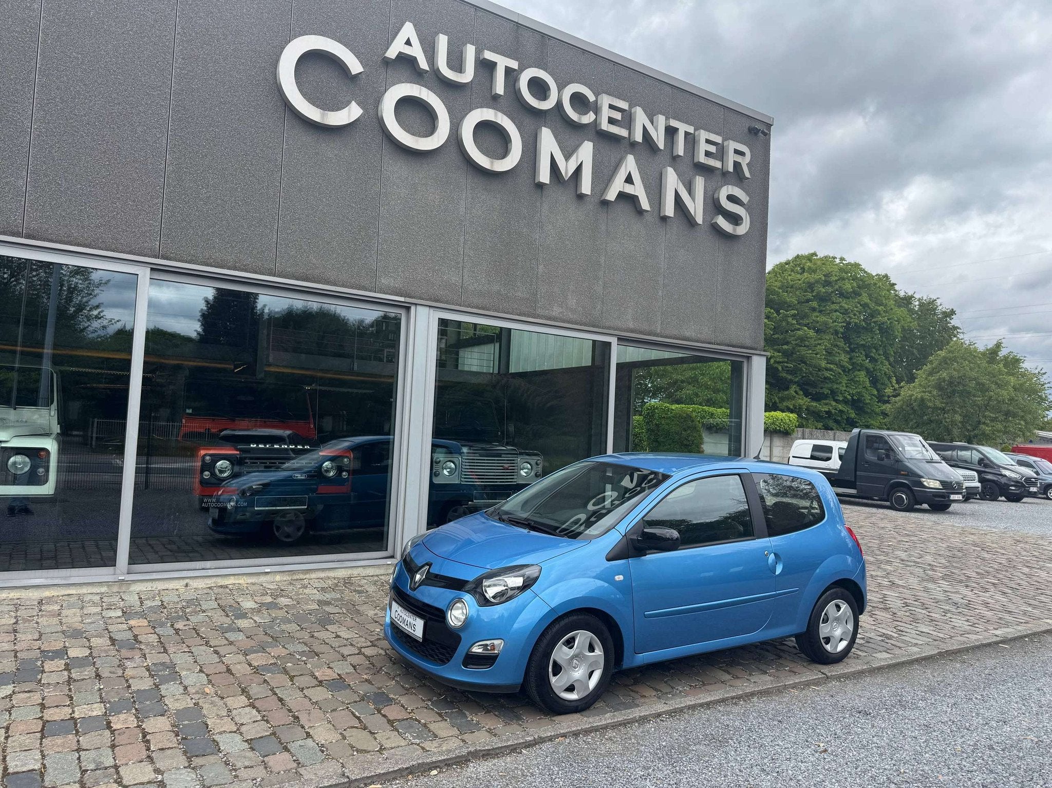 Renault Twingo 1.2i (bj 2012, automaat), Auto's, Renault, Zwart, Blauw, Bedrijf, Berline