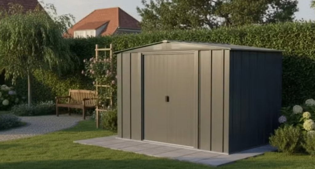 tuinhuis 9,3m2, Tuin en Terras, Ophalen, Gebruikt, Tuinhuis
