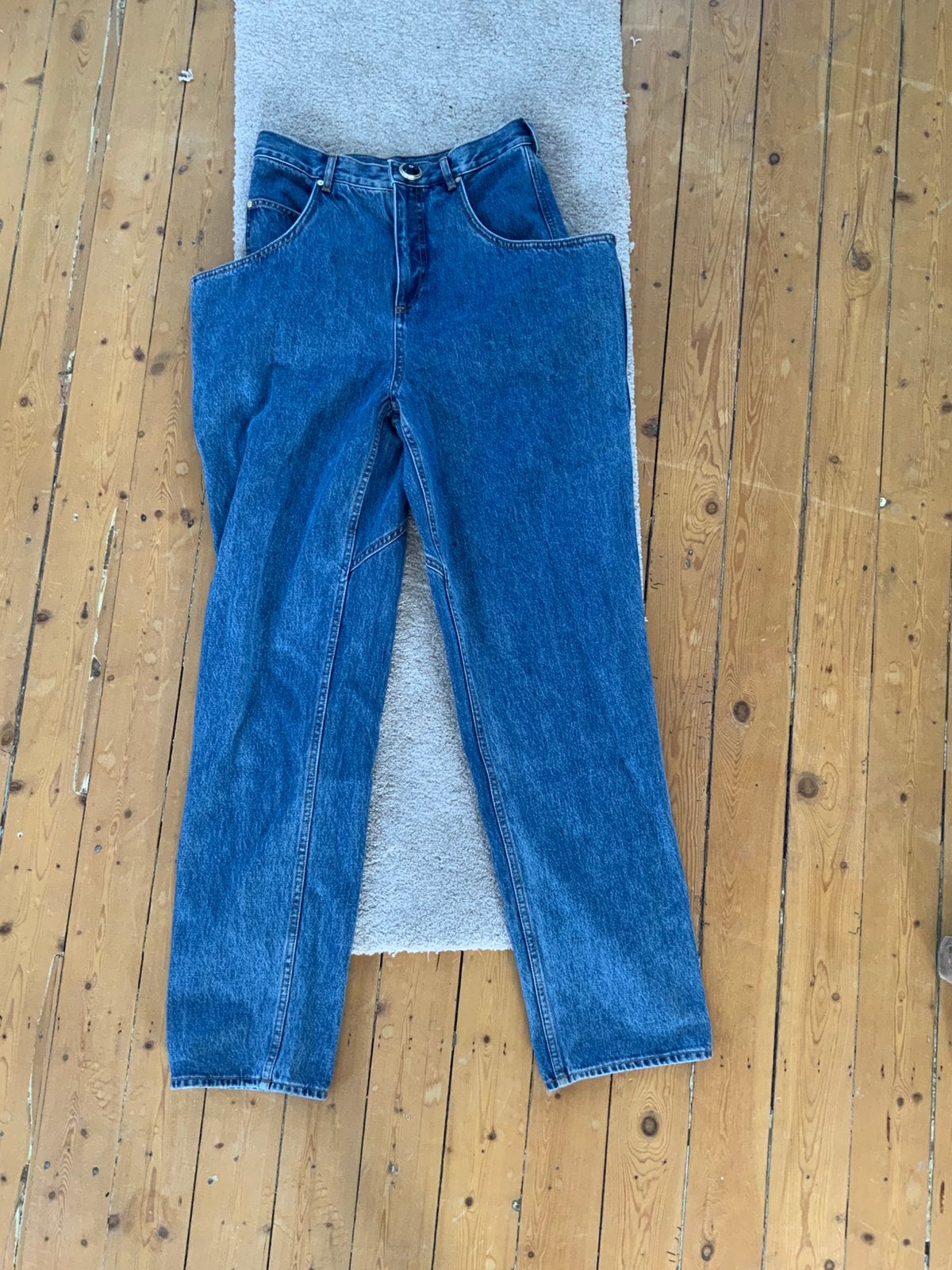 AREA Flare Pocket Jean Medium Blue  Jeans, Kleding | Dames, Spijkerbroeken en Jeans, Blauw, Overige jeansmaten, Nieuw, Area