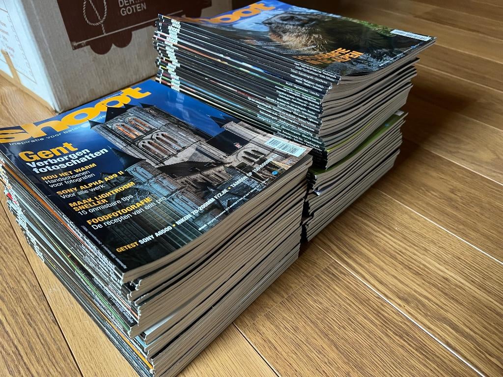 90 nummers van fotomagazine Shoot, Boeken, Tijdschriften en Kranten, Ophalen, Zo goed als nieuw, Overige typen