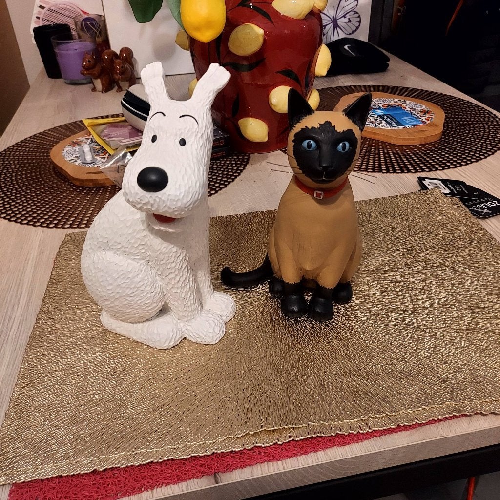 Figurine tintin  milou, Collections, Enlèvement ou Envoi, Tintin, Neuf