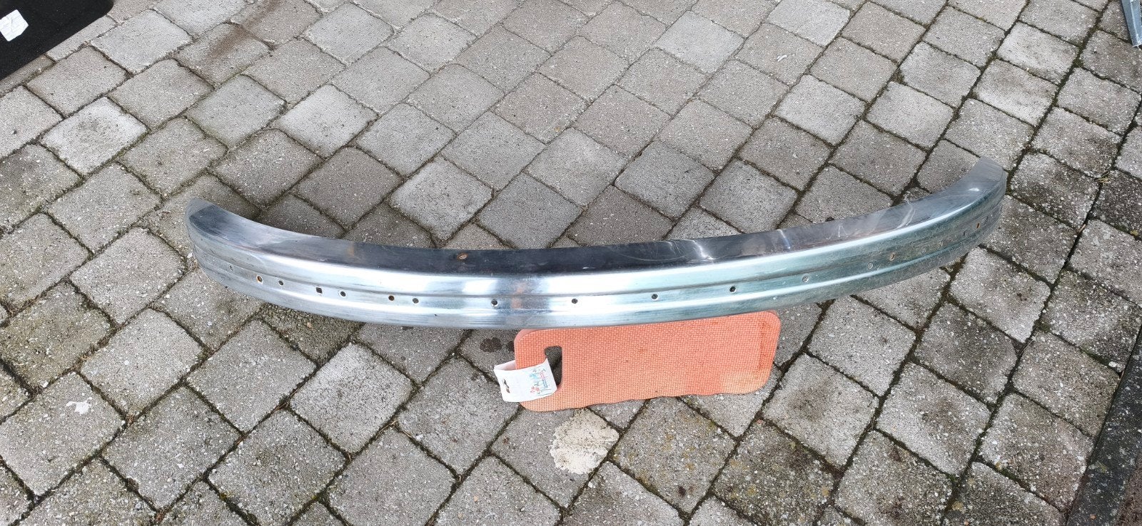 Originele chromen achterbumper VW Kever (1967 - 1974) – Goed, Ophalen, Voor, Volkswagen, Bumper