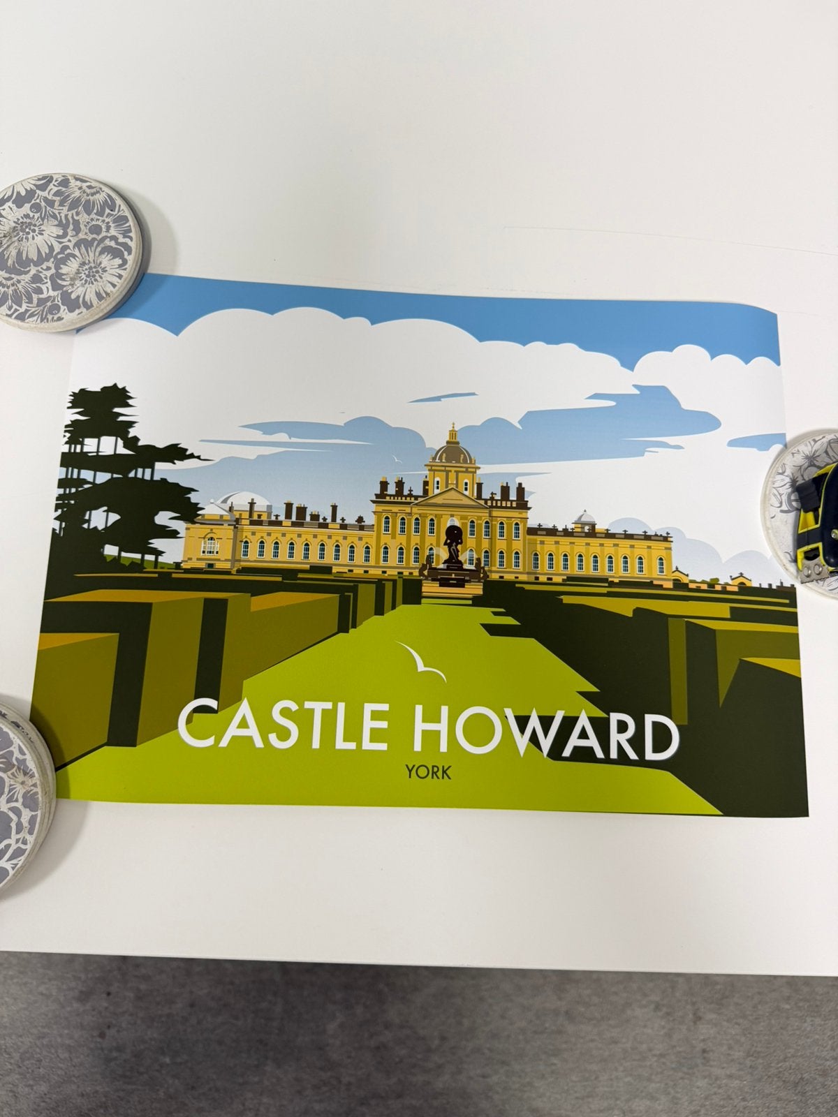 artistique Castle Howard, York Dave Thompson — Affiche A3, Collections, Posters & Affiches, Neuf, A1 jusqu'à A3, Rectangulaire horizontal