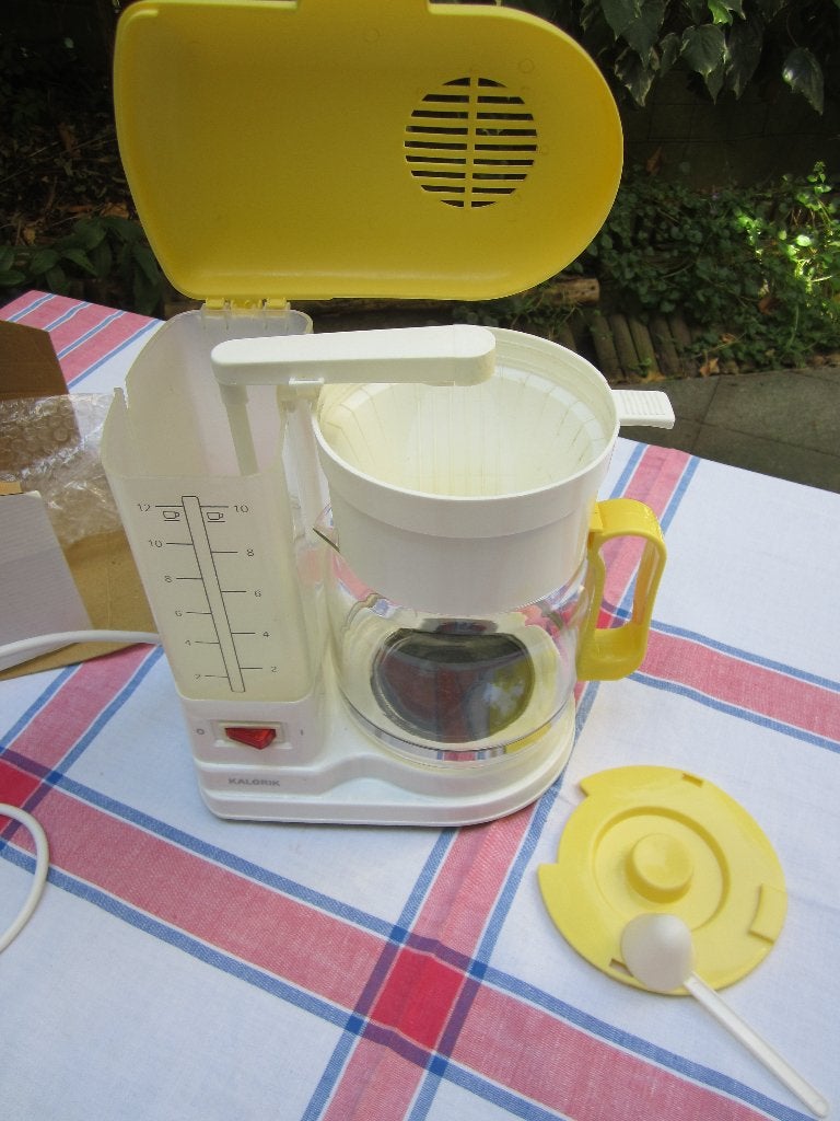 Percolator - compacte koffiemachine voor kleine ruimtes, Ophalen of Verzenden, Zo goed als nieuw, Gemalen koffie