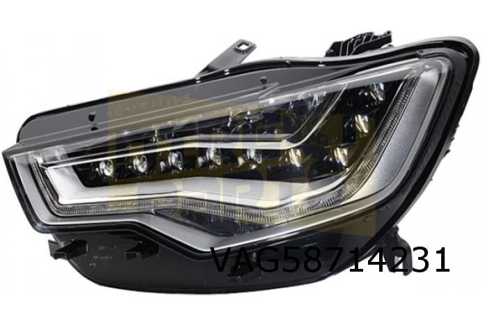 Audi A6 (-10/14) Koplamp Links Origineel! (full LED) 4G09417, -, Verzenden, -, Nieuw