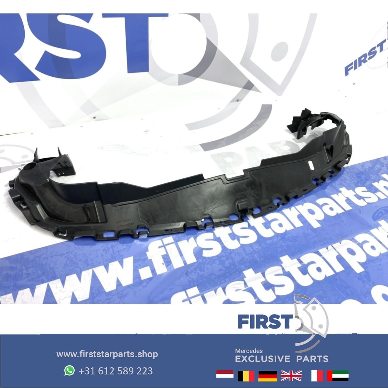 W205 C205 VOORBUMPER GRIL LUCHTGELEIDING PLAAT Mercedes C Kl, Gebruikt, -, Ophalen of Verzenden, -
