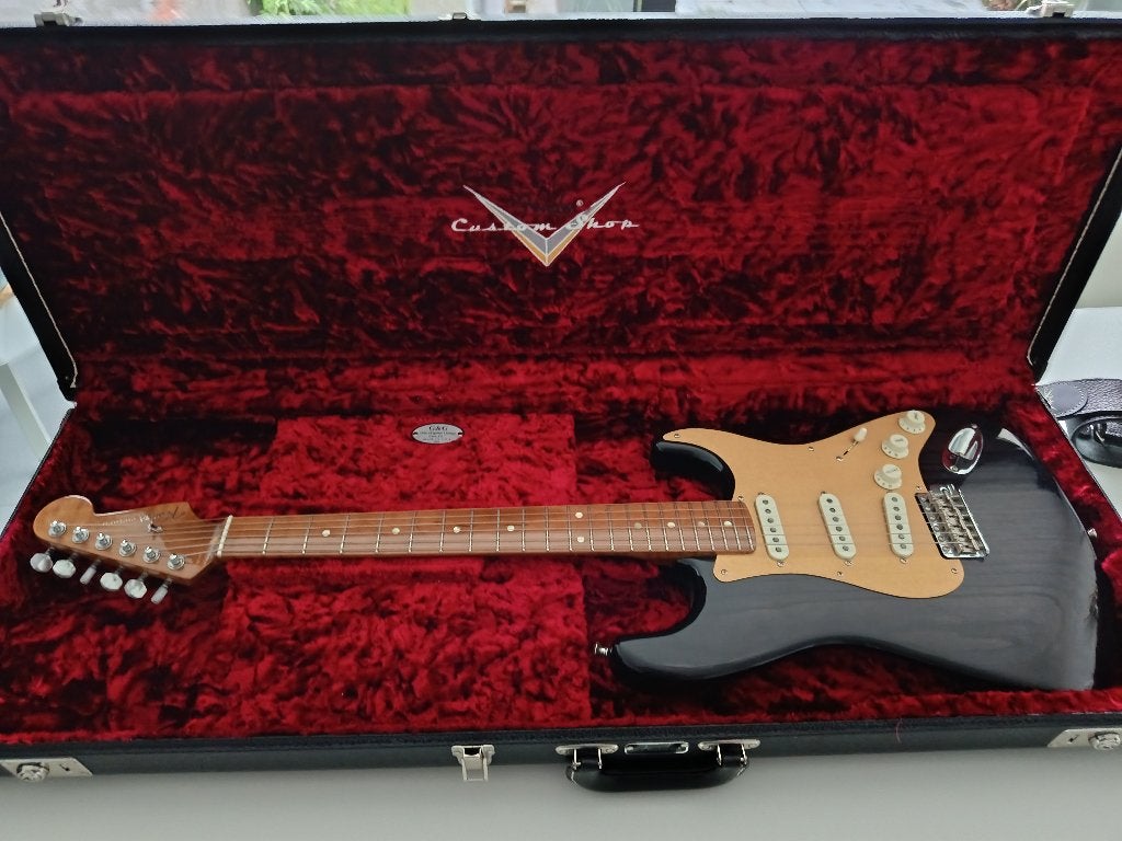 Elektrische gitaar Fender stratocaster custom shop, Muziek en Instrumenten, Snaarinstrumenten | Gitaren | Elektrisch, Ophalen