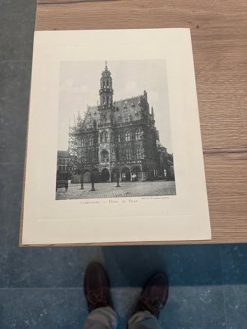 photo P. Jumpertz Audenaerde hotel de ville, Ophalen of Verzenden, Overige typen