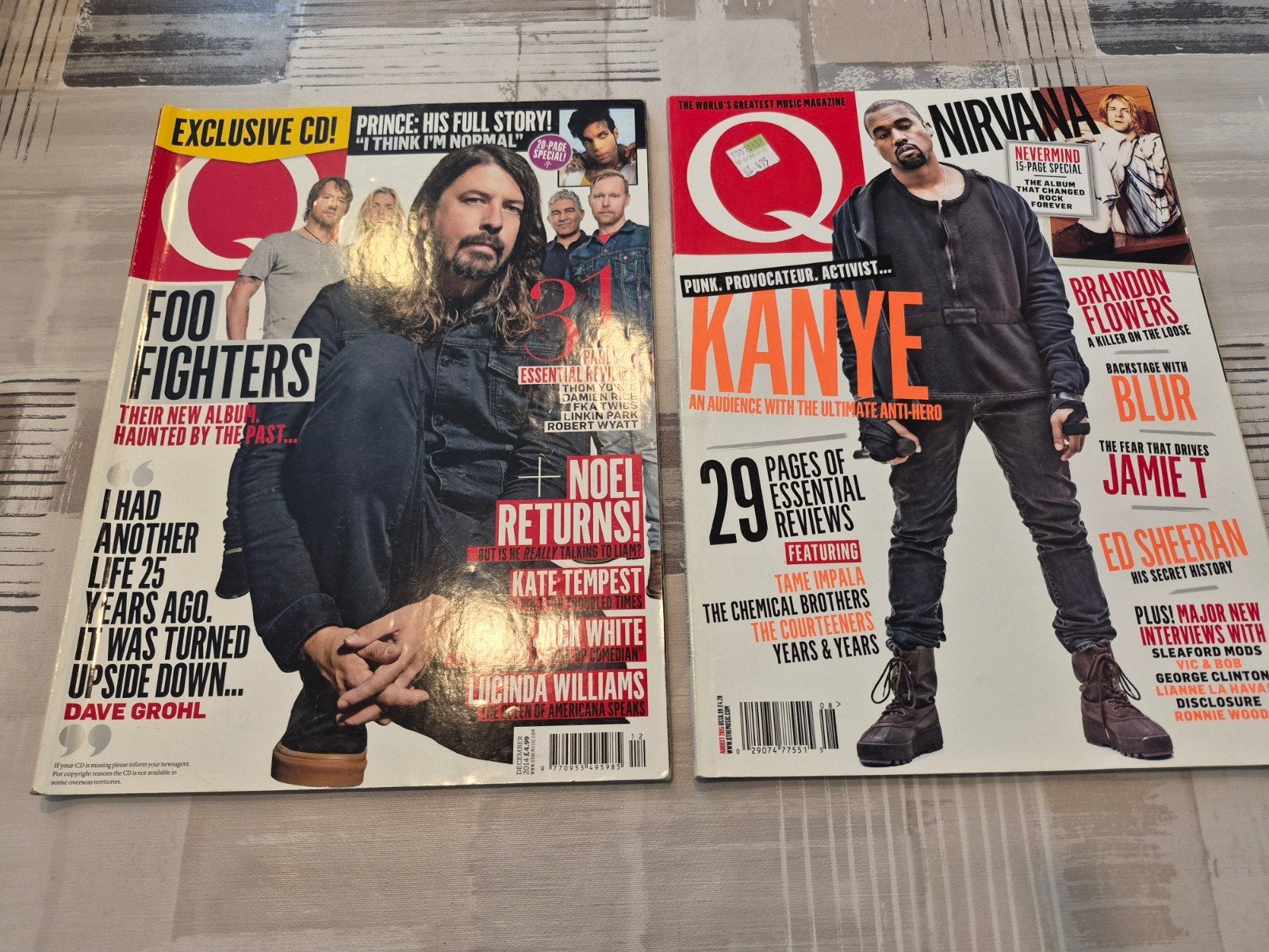 Magazines de musique Q, Livres, Enlèvement ou Envoi