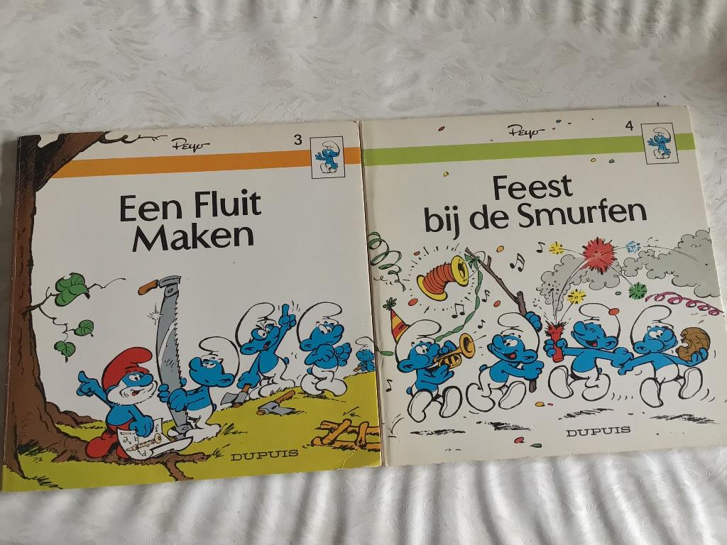 2 livres de lecture Schtroumpf 1975, Enlèvement ou Envoi