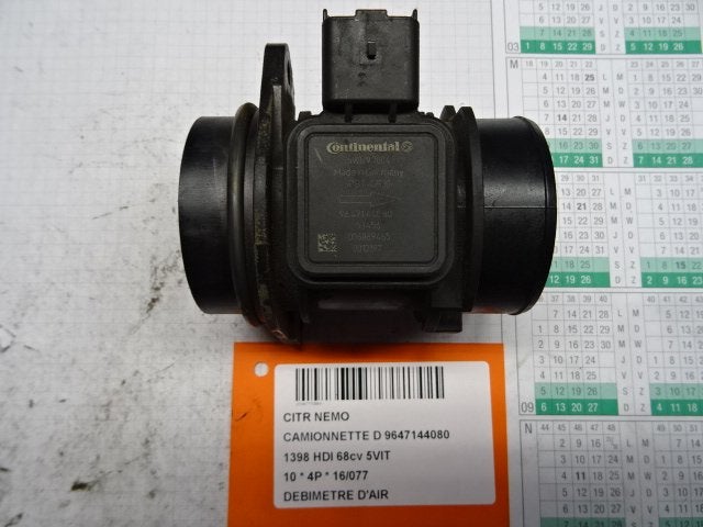 DÉBITMÈTRE Citroën Nemo (AA) (01-2008/-) (9647144080), Utilisé, Citroën