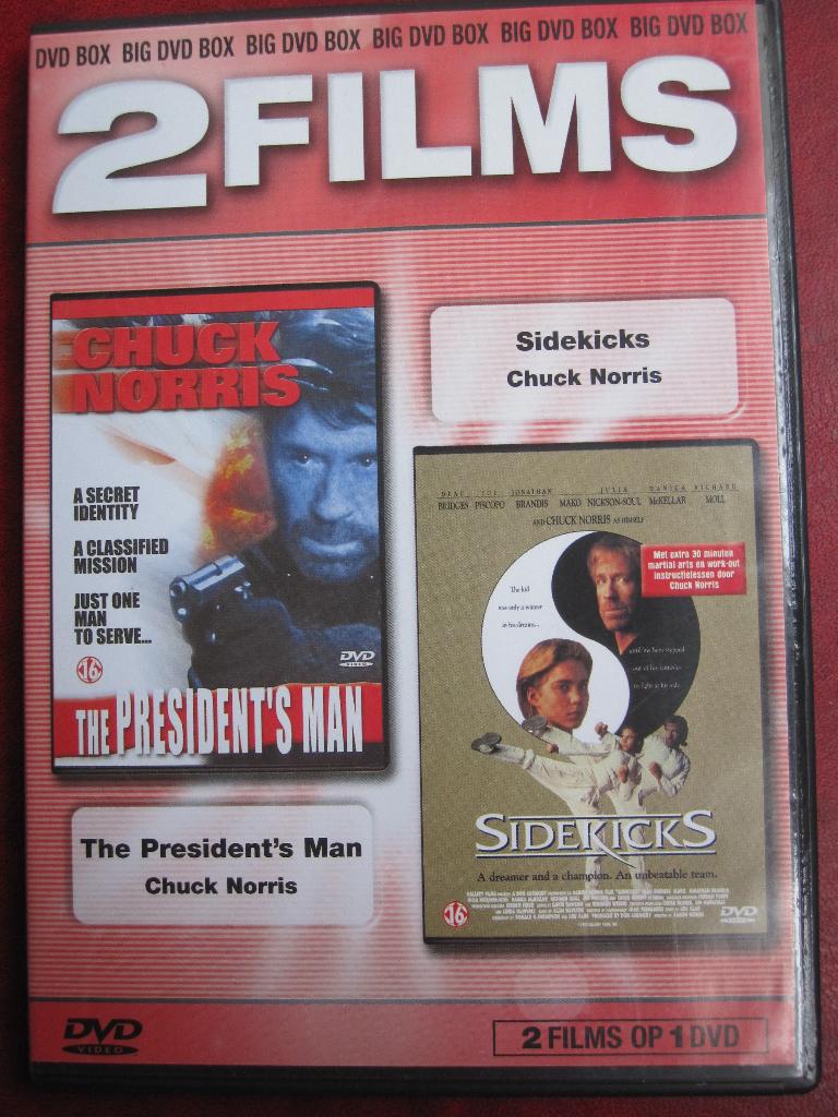 The President's Man + Sidekicks (2 films op 1 DVD), Cd's en Dvd's, Dvd's | Actie, Vanaf 16 jaar, Boxset, Actie, Ophalen of Verzenden