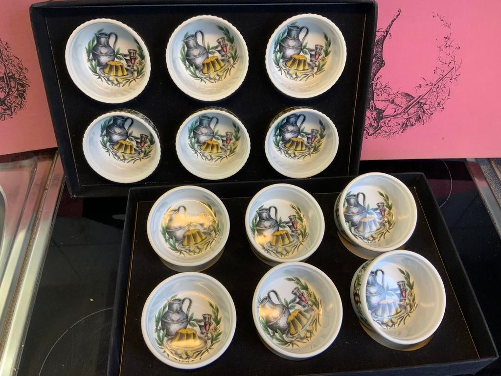 12 plats à soufflé en porcelaine française d'Aplico, Enlèvement ou Envoi, Comme neuf, Porcelaine, Autres types