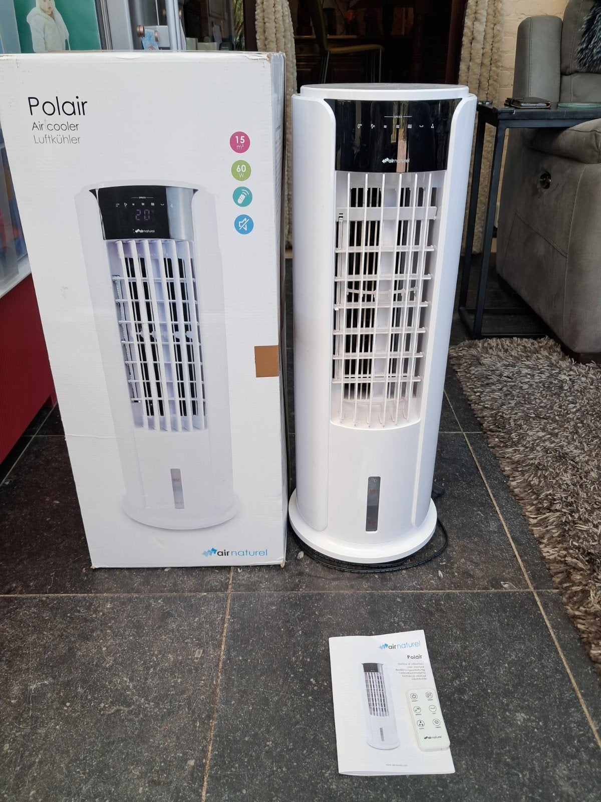 Air Naturel Polar  3-in-1 airco ,luchtbevocht. , ventilator, Timer, Minder dan 60 m³, 3 snelheden of meer, Ophalen of Verzenden
