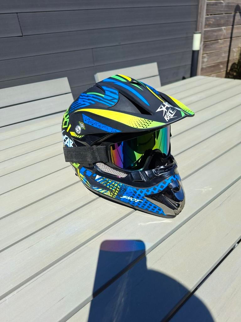 Casque cross, Motos